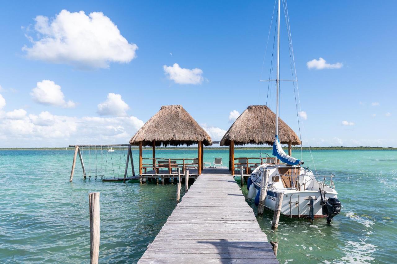 Exclusive Palafito @ Bacalar Lagoon Front Exterior photo